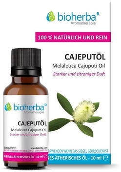 Bioherba Cajeputöl Melaleuca Cajuputi Oil Reines ätherisches Öl 10 ml