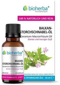 Bioherba Balkan-Storchschnabel-Öl Reines ätherisches Öl 10 ml