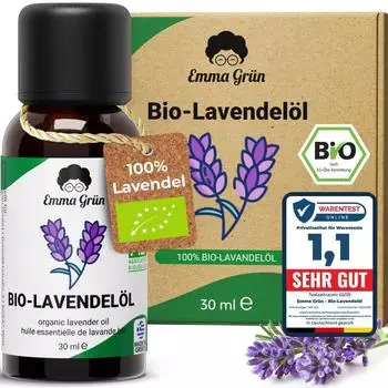 Emma Grün ätherisches Bio Lavendelöl naturrein & hochdosiert 30 ml