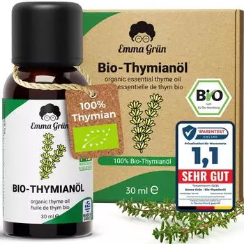 Emma Grün ätherisches Bio Thymianöl naturrein & hochdossiert 30 ml