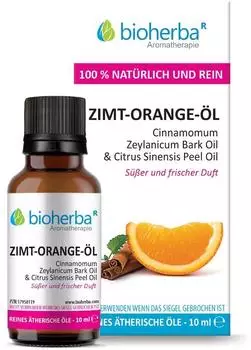 Bioherba Zimt & Orange 100 % Naturreine Ätherische Öle 10 ml