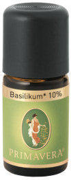 Primavera Life Basilikum Öl bio 10% ätherisch (5ml)