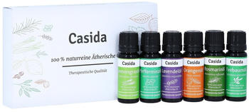 Casida Ätherische Öle Set Naturrein Top 6 Aromatherapie (60 ml)