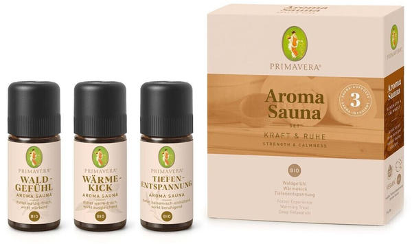 Primavera Life Aroma Sauna Kraft & Ruhe Set (3x10ml)