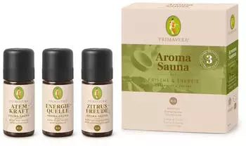 Primavera Life Set Aroma Sauna Frische & Energie (3 x 10ml)