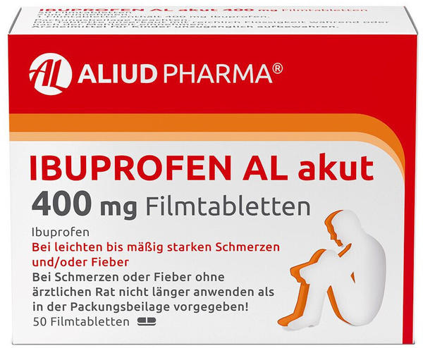 Ibuprofen AL Akut 400 mg Filmtabletten (50 Stk.)