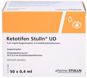 Ketotifen Stulln UD Augentropfen Einzeldosispipetten (50 x 0,4 ml)