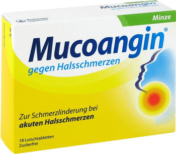 Mucoangin Minze 20 mg Lutschtabletten (18 Stk.)