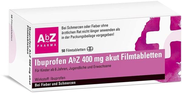 Ibuprofen 400 mg akut Filmtabletten (50 Stk.)