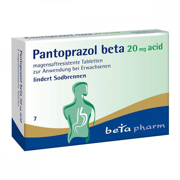 Pantoprazol 20 mg acid magensaftr.Tabletten (7Stk.)