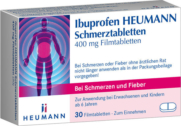 Ibuprofen Schmerztabletten 400 mg (30 Stk.)