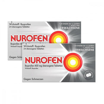 Nurofen Ibuprofen 400 mg überzogene Tabletten (2x24 Stk.)