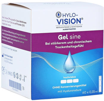 Hylo Vision Gel Sine Augentropfen (60 x 0,35 ml)