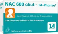 NAC 600 Akut-1 A Pharma Brausetabletten 20 St