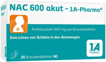 Nac 600 Akut Brausetabletten (20 Stk.)