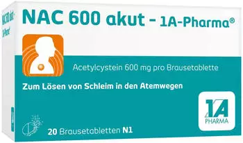 Nac 600 Akut Brausetabletten (20 Stk.)