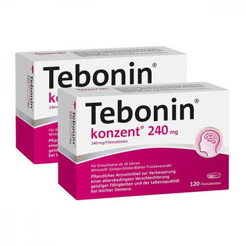 Tebonin Konzent 240 mg Filmtabletten (2x120 Stk.)