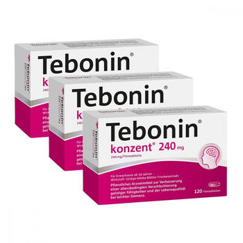Tebonin Konzent 240 mg (3 x 120 Stk.)