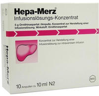 HEPA MERZ Infusionskonzentrat Ampullen 10X10 ml