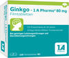 PZN-DE 17534800, 1 A Pharma GINKGO BILOBA-1A Pharma 120 mg Filmtabletten 120 St