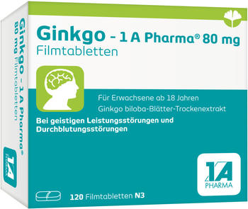 Ginkgo 120 mg Filmtabletten (120 Stk.)