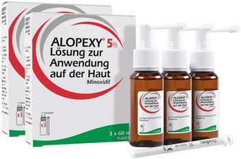 Alopexy 5% Lösung zur Anwendung auf der Haut (6 x 60 ml)