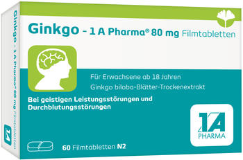 Ginkgo 120 mg Filmtabletten (60 Stk.)