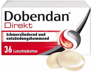 Dobendan Direkt Flurbiprofen 8,75 mg Lutschtabletten (36 Stk.) Dobendan Direkt Flurbiprofen 8,75 mg Lutschtabletten (36 Stk.)