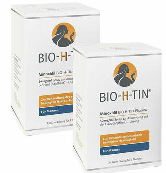 Minoxidil Bio H Tin 50 mg/ml Lösung für Männer (2 x 3 x 60 ml)