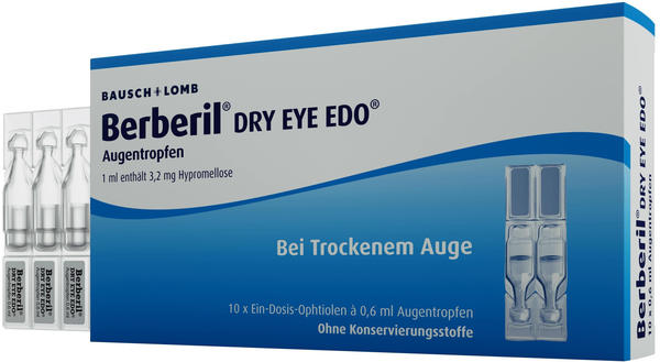 Berberil Dry Eye EDO ohne Konservierungsstoffe (10 x 0,6 ml)
