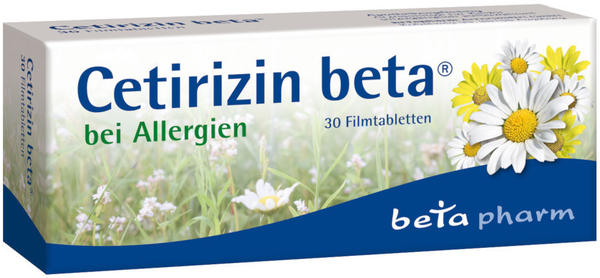 Cetirizin beta Filmtabletten (30 Stk.)