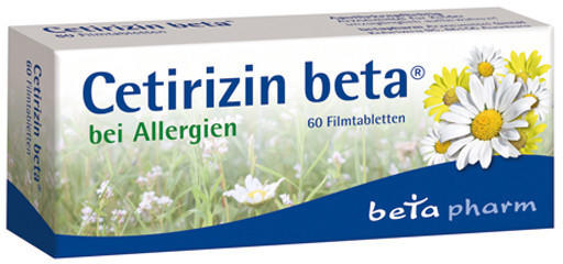 Cetirizin Beta Filmtabletten (60 Stk.)