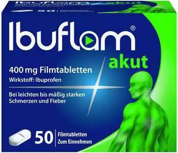 Ibuflam akut 400 mg Filmtabletten (50 Stk.) Ibuflam akut 400 mg Filmtabletten (50 Stk.)