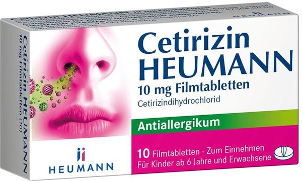 Cetirizin 10 mg Filmtabletten (10Stk.)