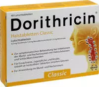PZN-DE 07727946, Dorithricin Halstabletten Classic 40 St Lutschtabletten, Grundpreis: