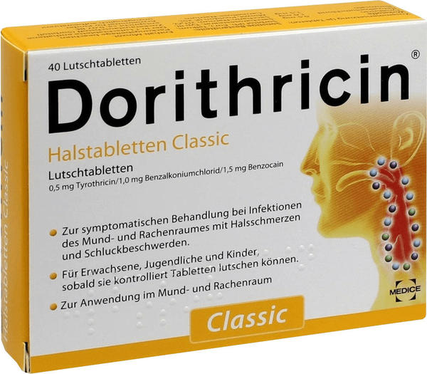 Dorithricin Halstabletten Classic Lutschtabletten (40 Stk.)