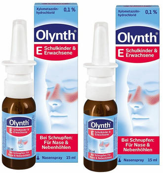Olynth 0,1 % für Erwachsene Nasendosierspray (2x15ml)