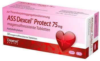 ASS Dexcel Protect 75 mg magensaftresistente Tabletten (50 Stk.)