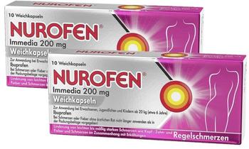 Nurofen Immedia 200 mg Weichkapseln (2x10 Stk.)