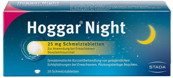Hoggar Night 25mg Schmelztabletten (20 Stk.)