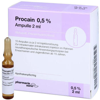 Procain 0.5% Injektionslösung Ampulle (10x2ml)