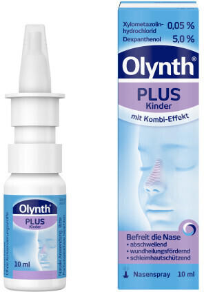 Olynth Plus 0,05% / 5 % für Kinder Nasenspray ohne Konservierungsstoffe (10ml)