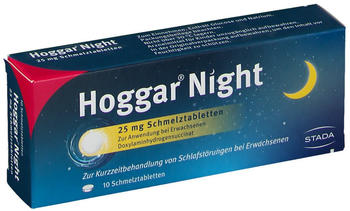 Hoggar Night 25mg Schmelztabletten (10 Stk.)