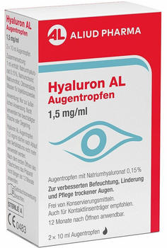 Hyaluron AL Augentropfen 1,5 mg/ml (2 x 10ml)