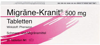 Migraene Kranit 500 mg Tabletten (20 Stk.)