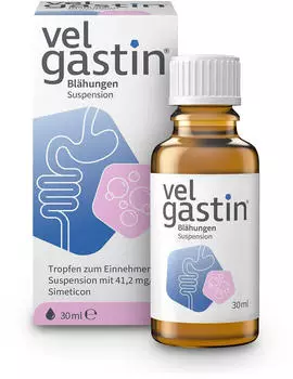 Velgastin Blähungen Suspension Tropfen (30ml)