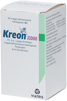 Kreon 35000 Ph.Eur.Lipase Einheiten msr. Hartkapseln (50Stk.)