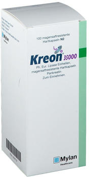 Kreon 35000 Ph.Eur.Lipase Einheiten msr. Hartkapseln (100Stk.)