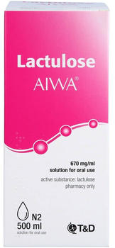 Lactulose Aiwa 670mg/ml Lösung zum Einnehmen (500 ml)