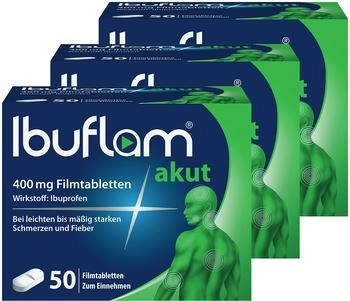 Ibuflam akut 400 mg Filmtabletten (3x50 Stk.)
